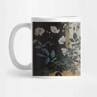 small white flowers Mug